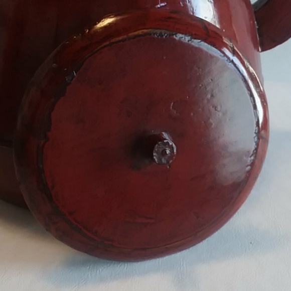 Large Red Reproduction Vintage Chinese Teapot - Picture 9 of 10